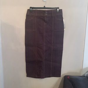 NWT F.L. Jeans long skirt with stretch size 9/10